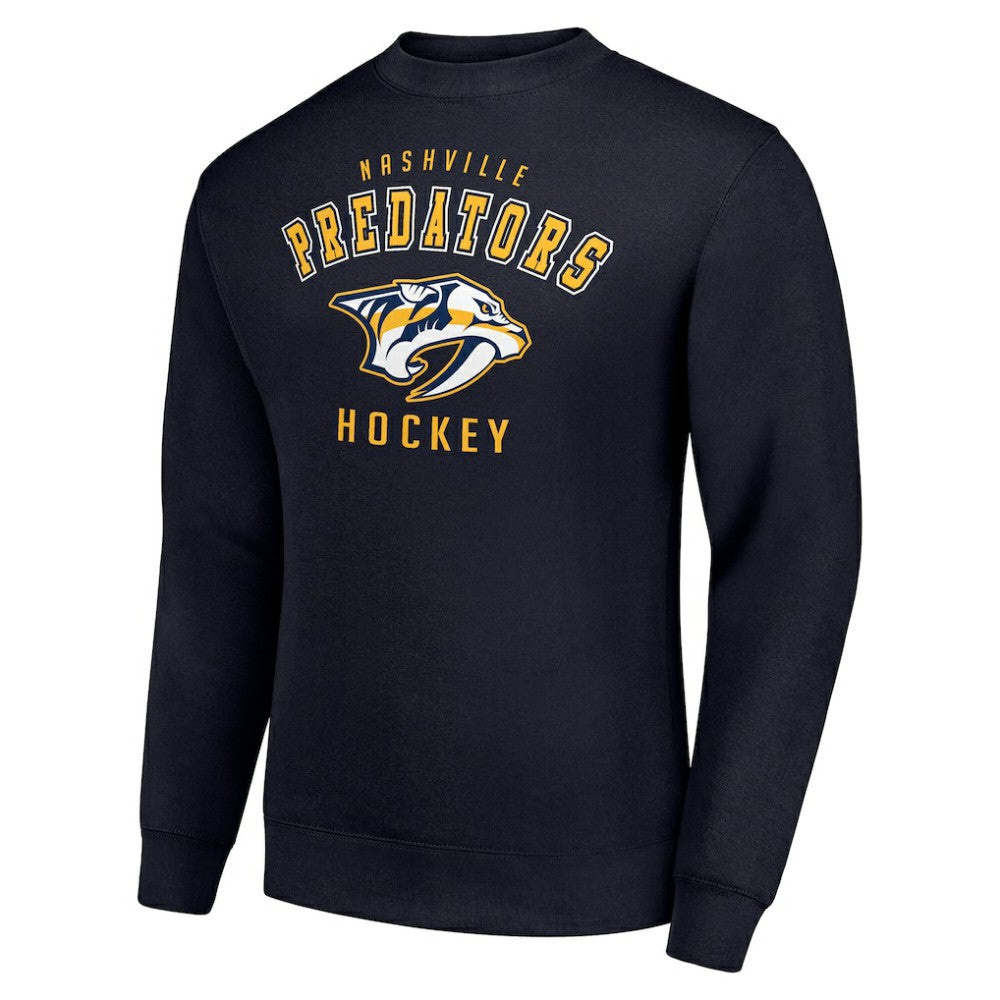 Nashville Predators Men's Starter Team Logo Fleece Pullover Sweatshirt - Navy - NHL