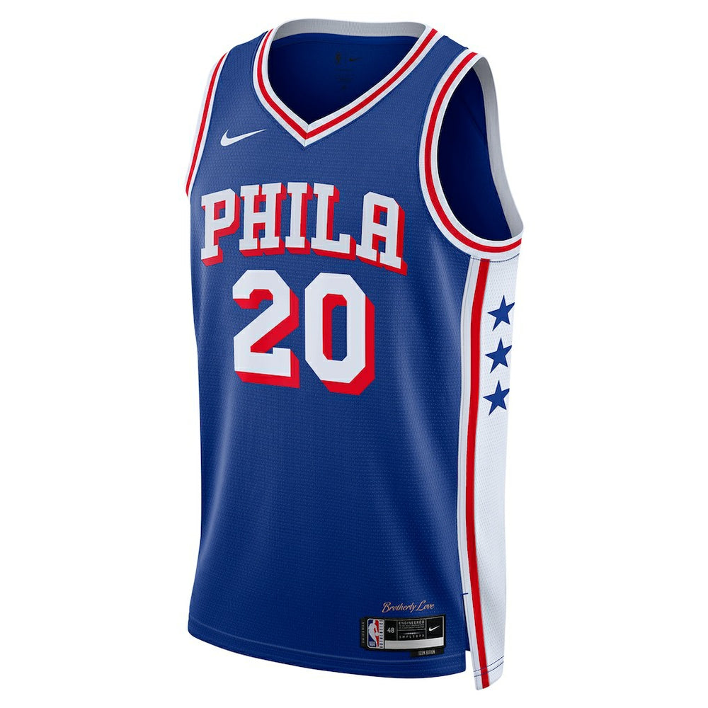 Jared McCain Philadelphia 76ers Swingman Jersey Icon Edition Royal - NBA