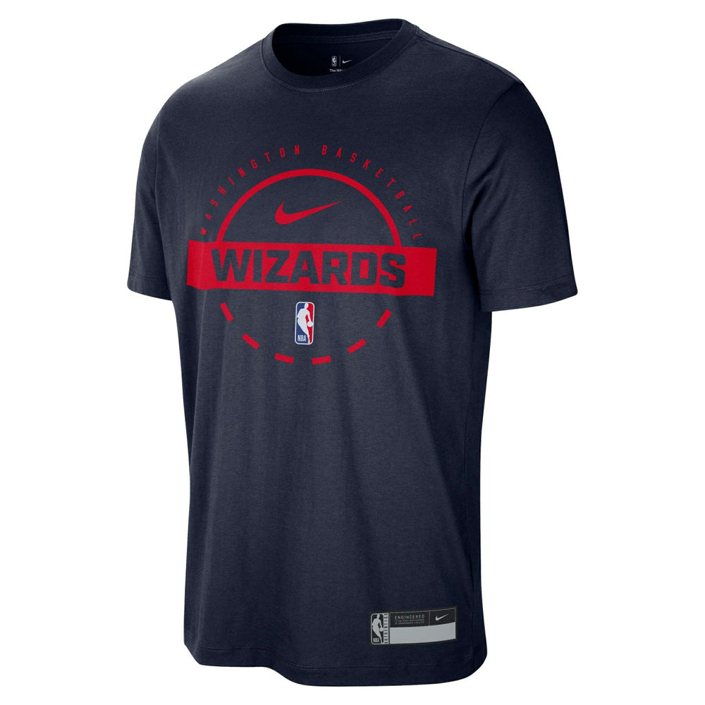 Washington Wizards 2025/26 On-Court Flare Performance Practice T-Shirt Navy - NBA