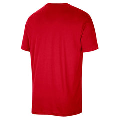 New Orleans Pelicans 2025/26 On-Court Flare Performance Practice T-Shirt Red - NBA