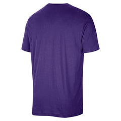 Los Angeles Lakers 2025/26 On-Court Flare Performance Practice T-Shirt Purple - NBA