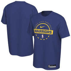 Golden State Warriors 2025/26 On-Court Flare Performance Practice T-Shirt Royal - NBA