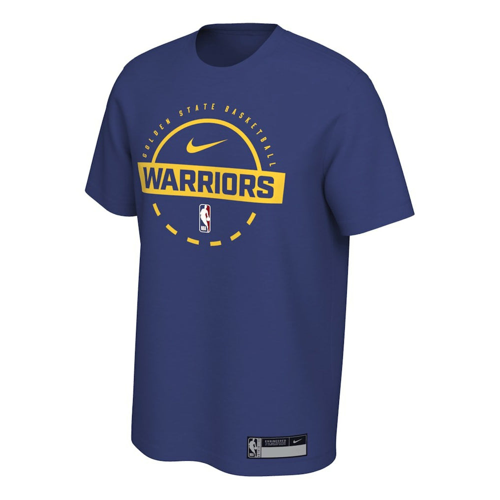 Golden State Warriors 2025/26 On-Court Flare Performance Practice T-Shirt Royal - NBA