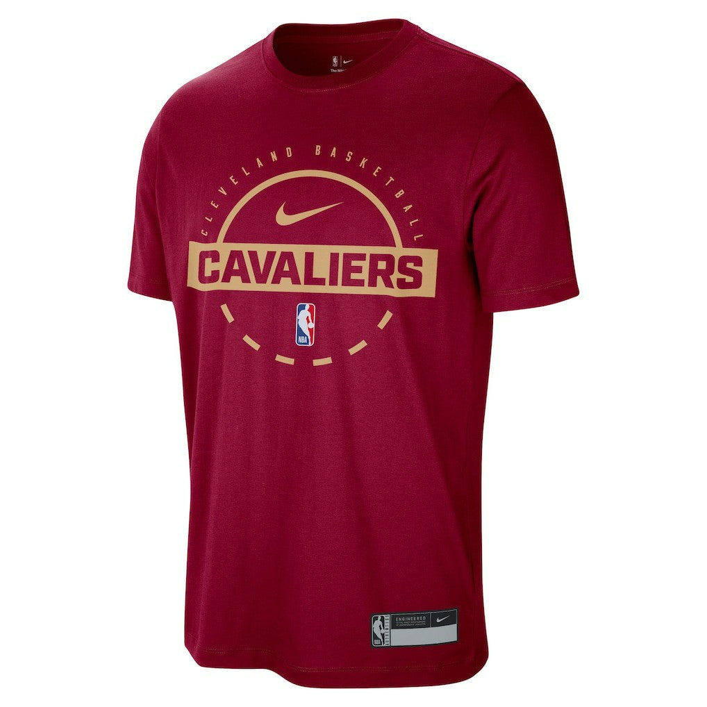 Cleveland Cavaliers 2025/26 On-Court Flare Dri-FIT Tri-Blend Practice T-Shirt Wine - NBA
