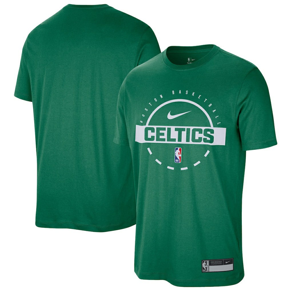 Boston Celtics 2025/26 On-Court Flare Performance Practice T-Shirt Kelly Green - NBA
