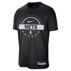Brooklyn Nets 2025/26 On-Court Flare Performance Practice T-Shirt Black - NBA