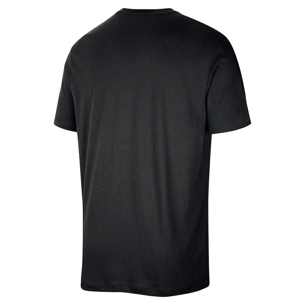 Brooklyn Nets 2025/26 On-Court Flare Performance Practice T-Shirt Black - NBA