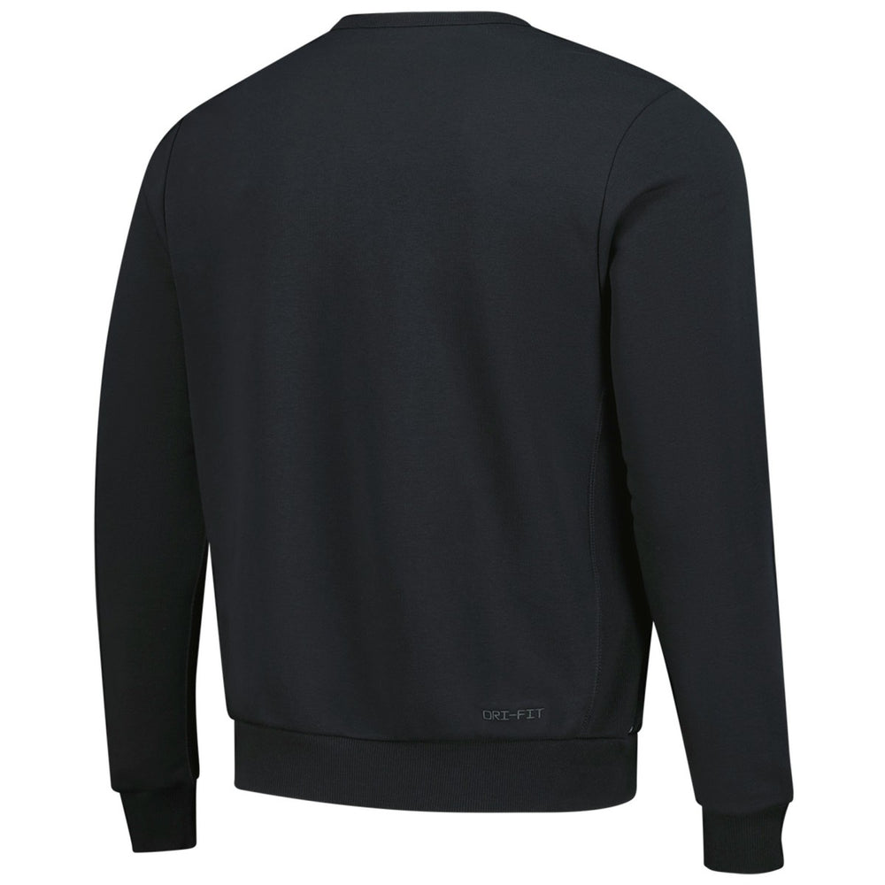 Milwaukee Bucks Authentic Standard Issue Travel Dri-FIT Sweatshirt Black - NBA