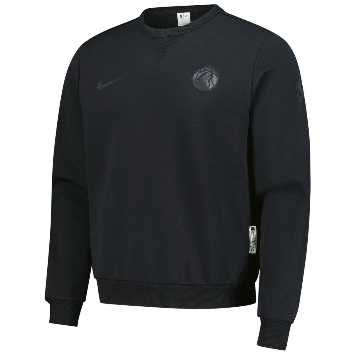 Minnesota Timberwolves Authentic Standard Issue Travel Dri-FIT Sweatshirt Black - NBA