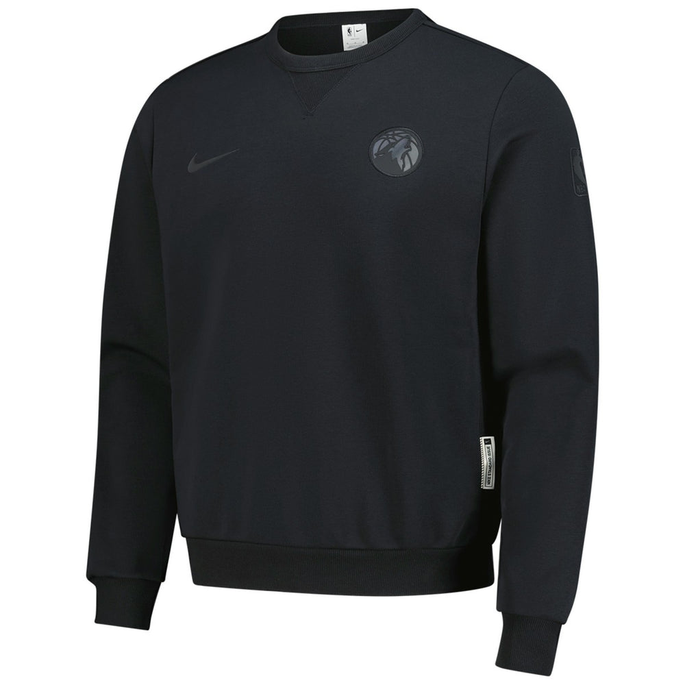 Minnesota Timberwolves Authentic Standard Issue Travel Dri-FIT Sweatshirt Black - NBA