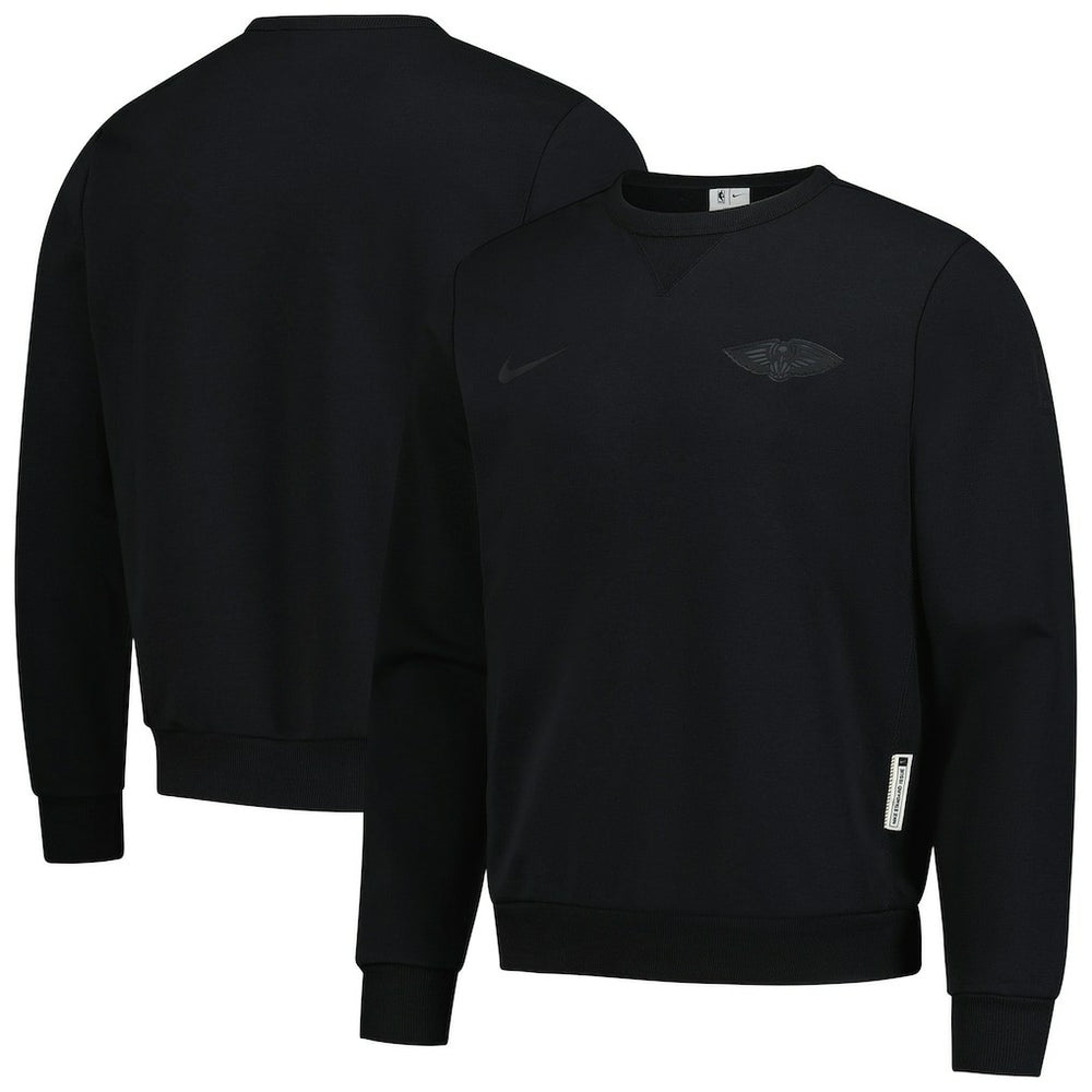 New Orleans Pelicans Authentic Standard Issue Travel Dri-FIT Sweatshirt Black - NBA