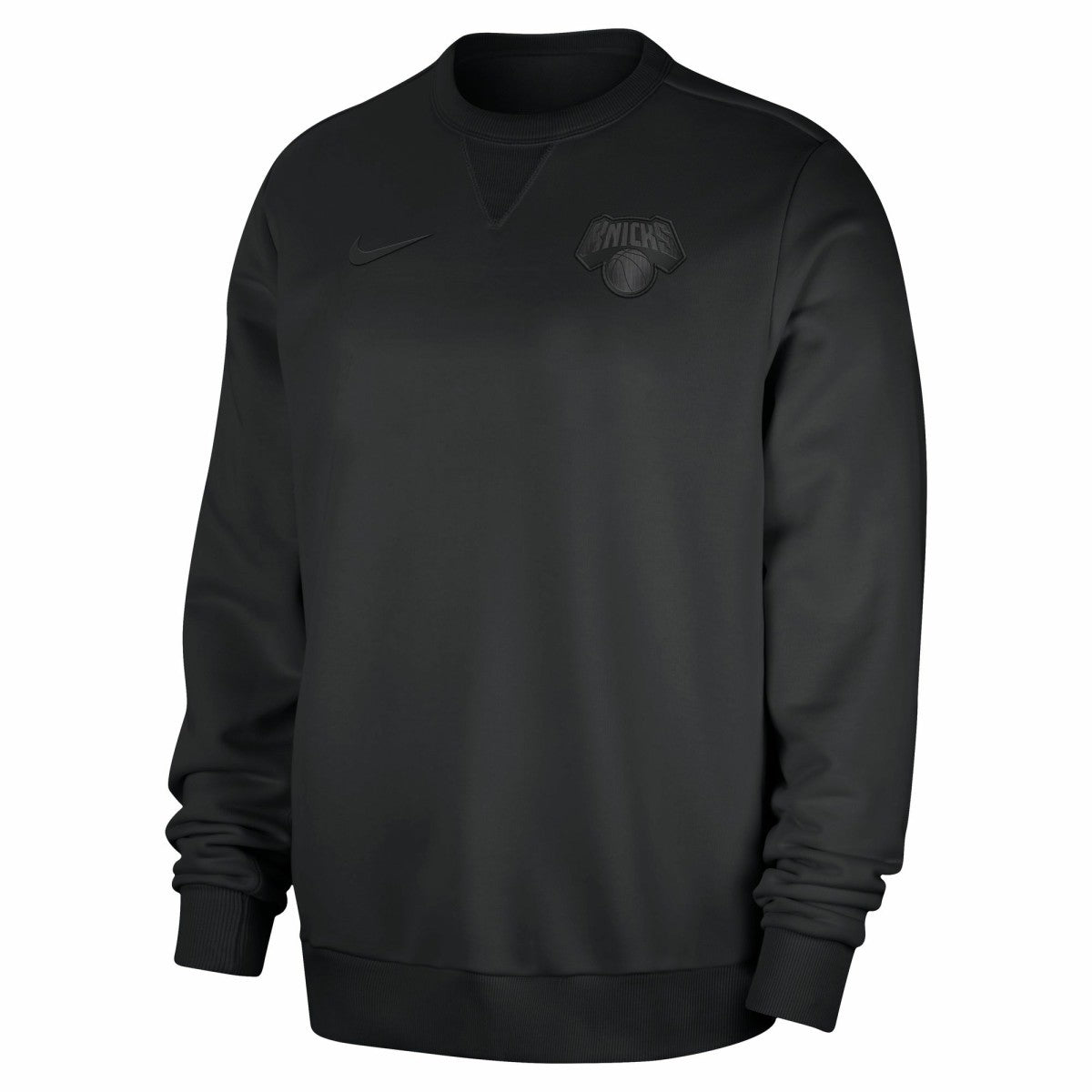 New York Knicks Authentic Standard Issue Travel Dri-FIT Sweatshirt Black - NBA