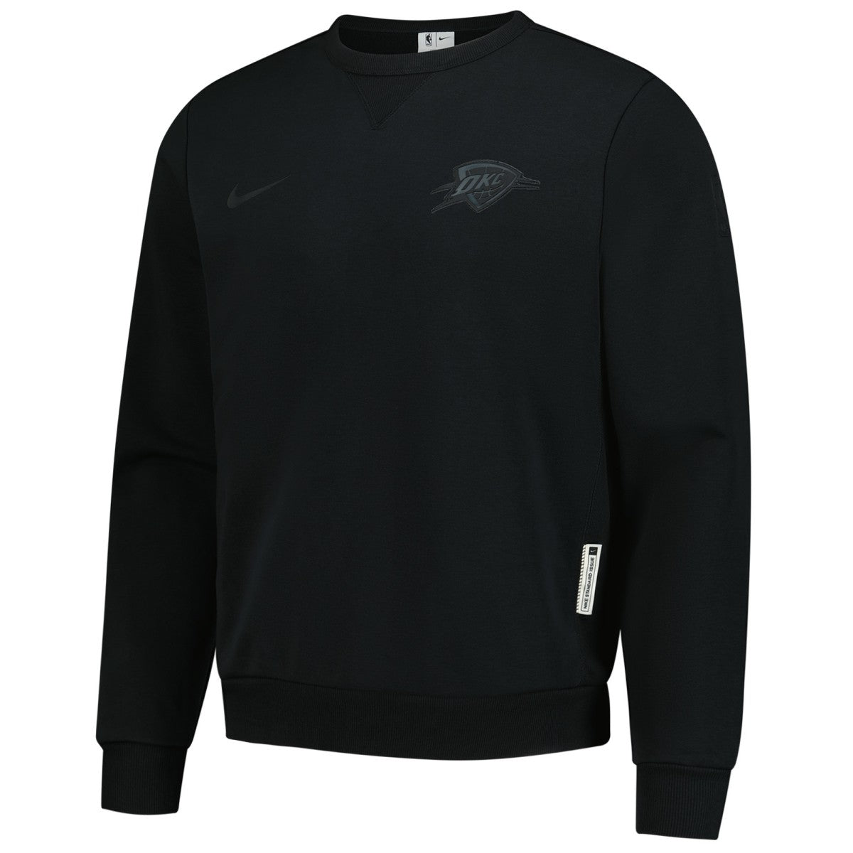 Oklahoma City Thunder Authentic Standard Issue Travel Dri-FIT Sweatshirt Black - NBA