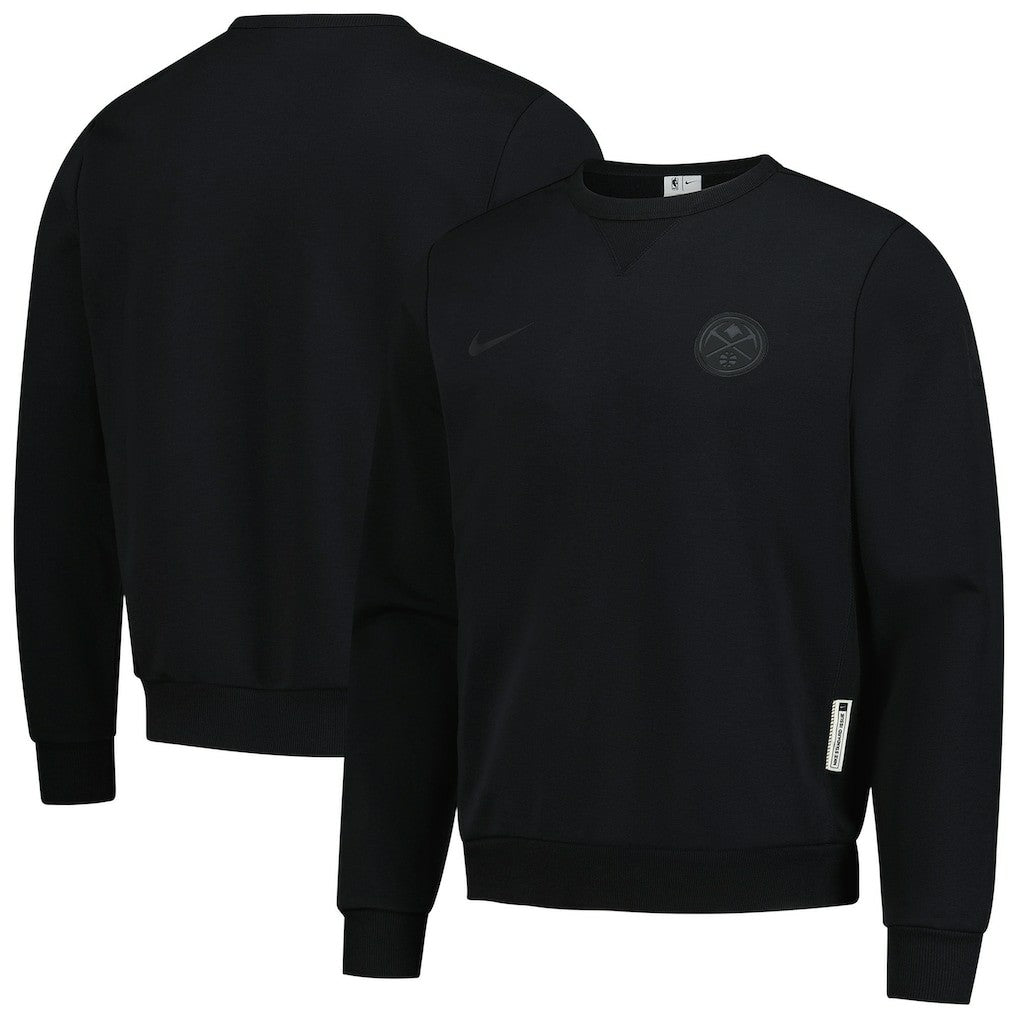 Denver Nuggets Authentic Standard Issue Travel Dri-FIT Sweatshirt Black - NBA