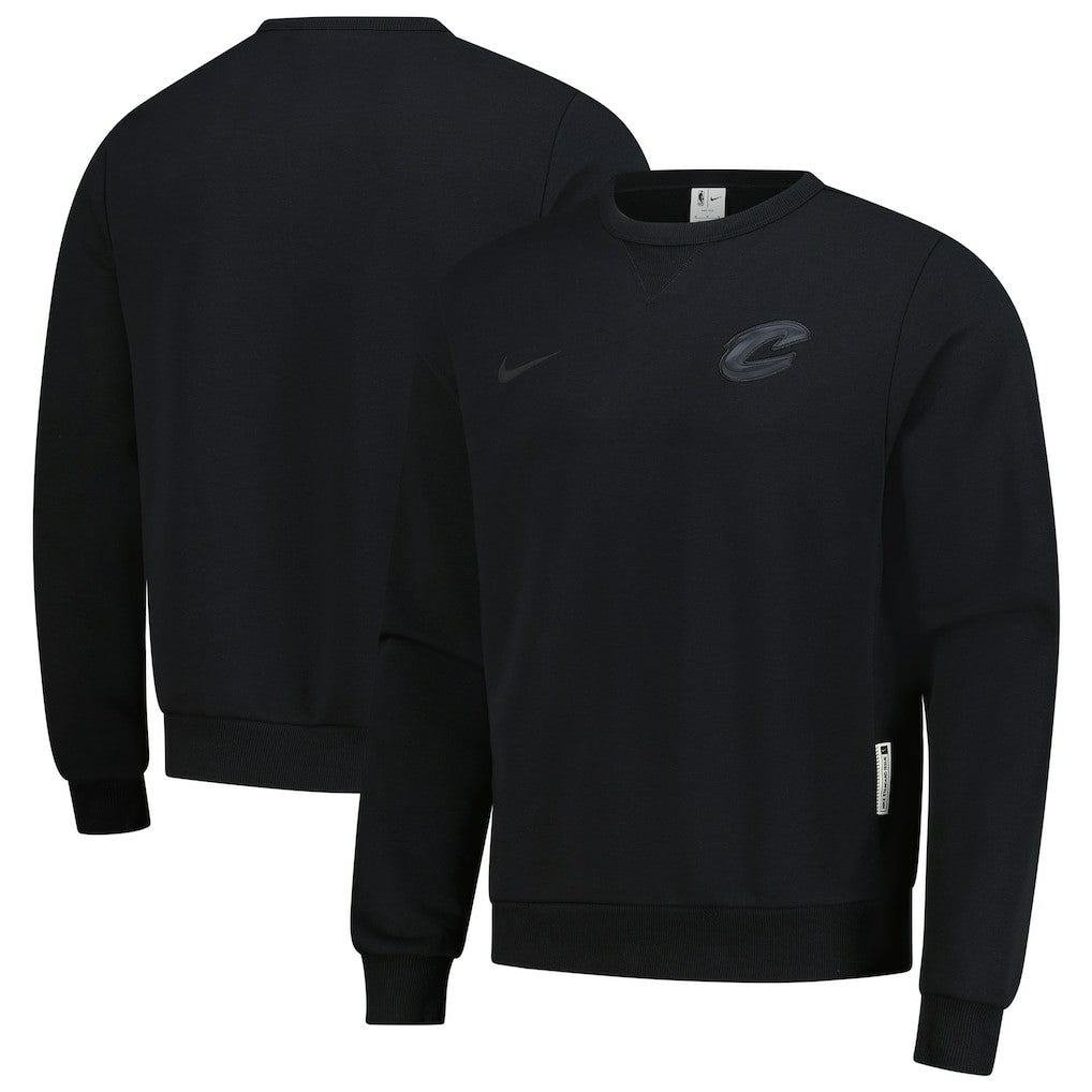 Cleveland Cavaliers Authentic Standard Issue Travel Dri-FIT Sweatshirt Black - NBA