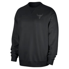 Chicago Bulls Authentic Standard Issue Travel Dri-FIT Sweatshirt Black - NBA
