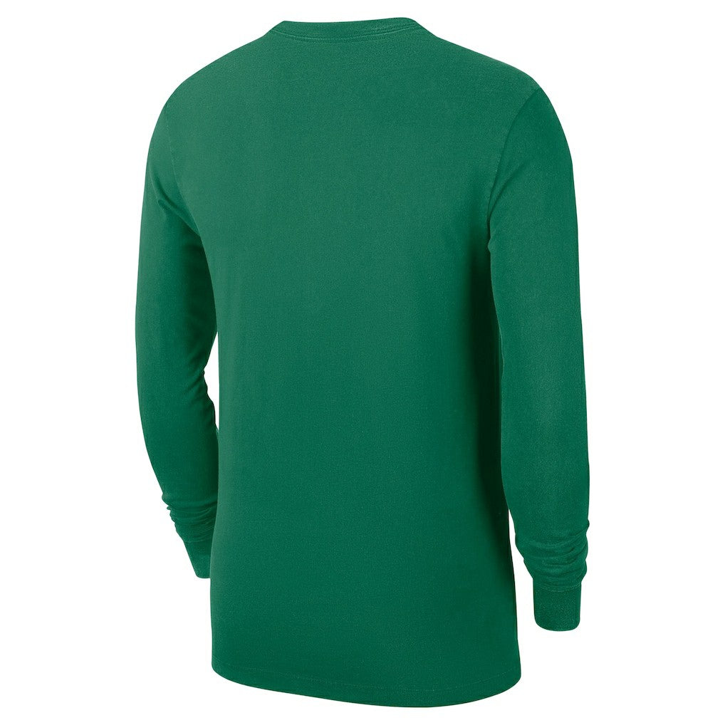 Boston Celtics Authentic Long Sleeve Practice T-Shirt Kelly Green - NBA