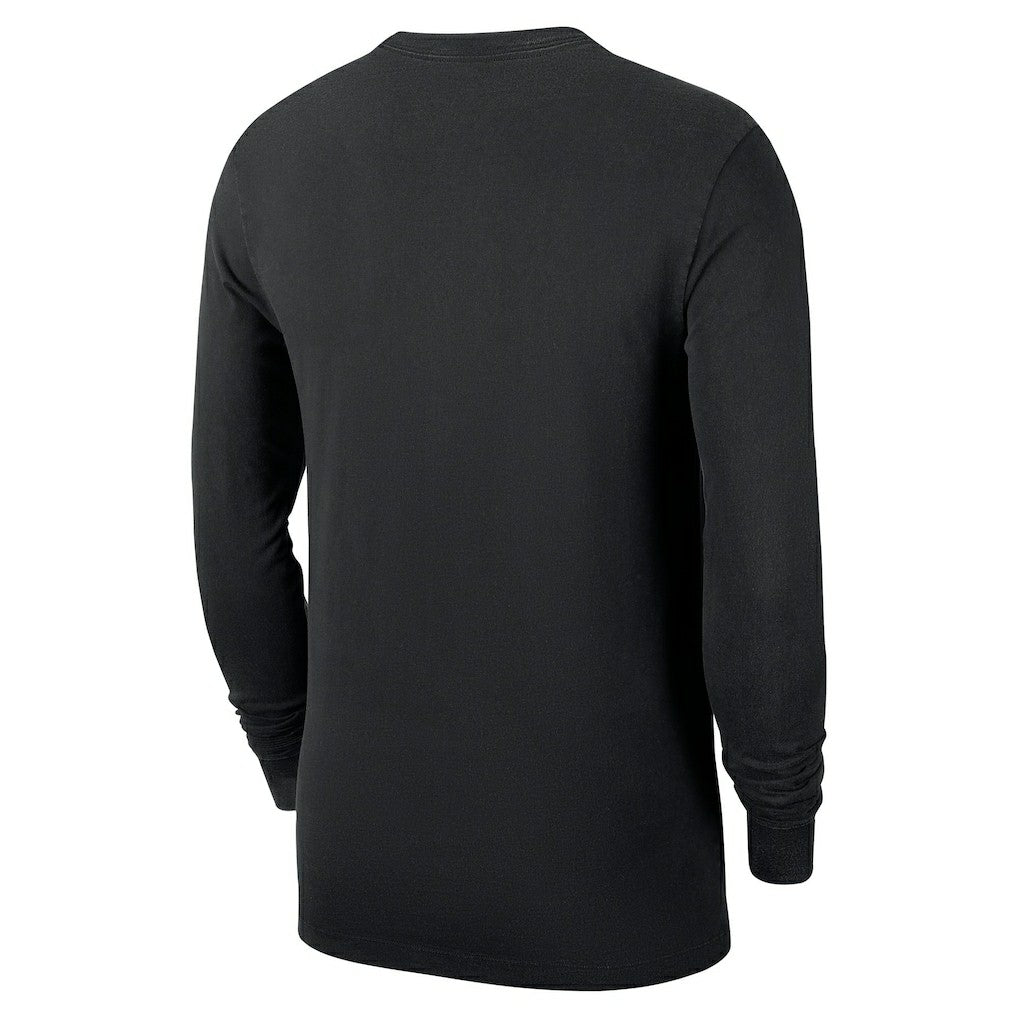 Chicago Bulls Authentic Long Sleeve Practice T-Shirt Black - NBA