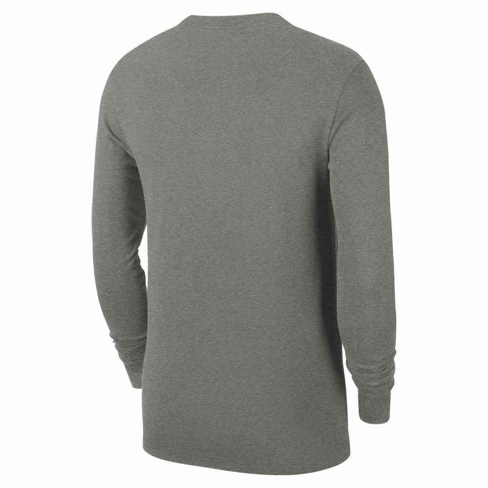 San Antonio Spurs Authentic Long Sleeve Practice T-Shirt Charcoal - NBA