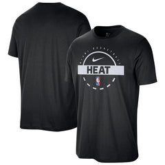 Miami Heat Authentic Practice T-Shirt Black - NBA