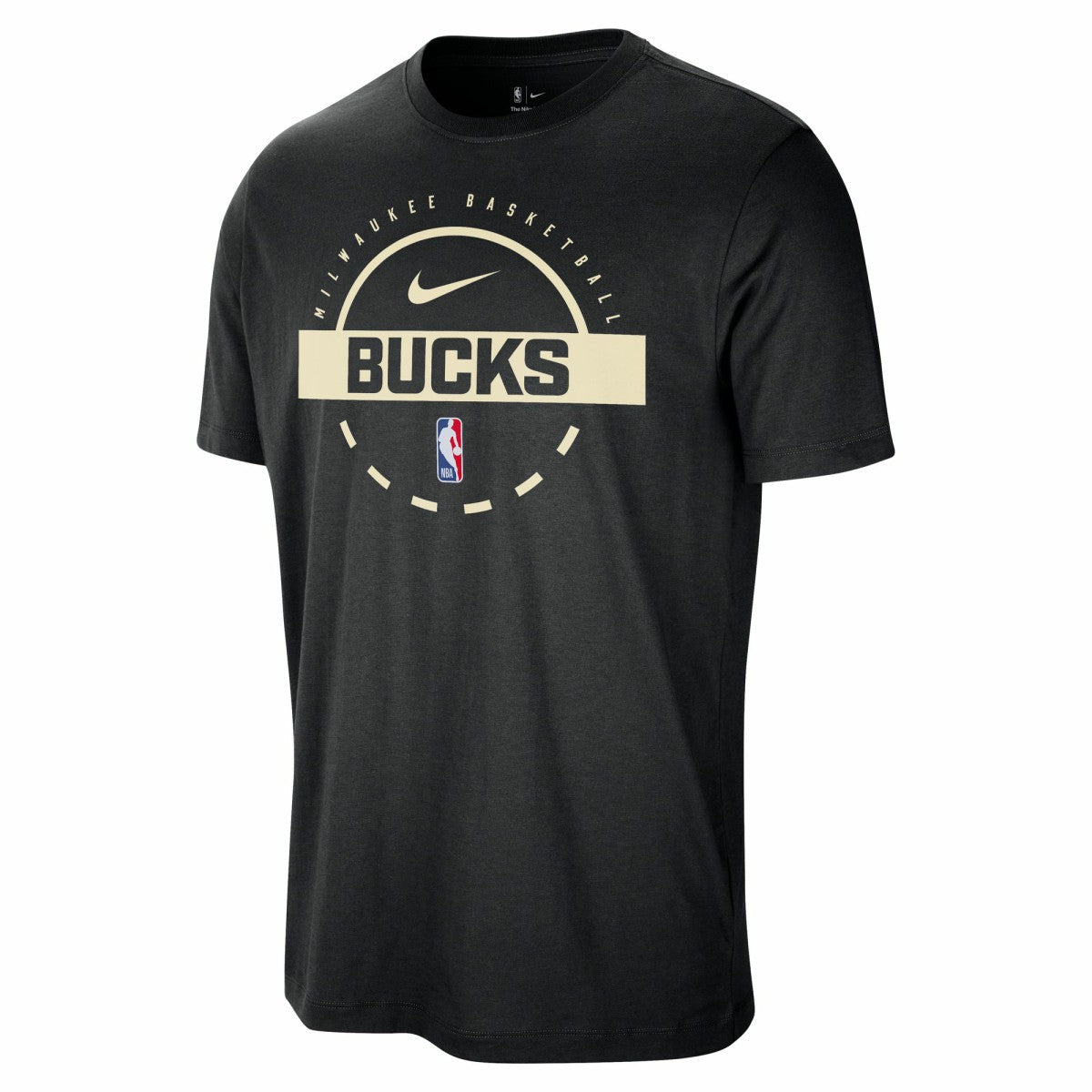 Milwaukee Bucks Authentic Practice T-Shirt Black - NBA