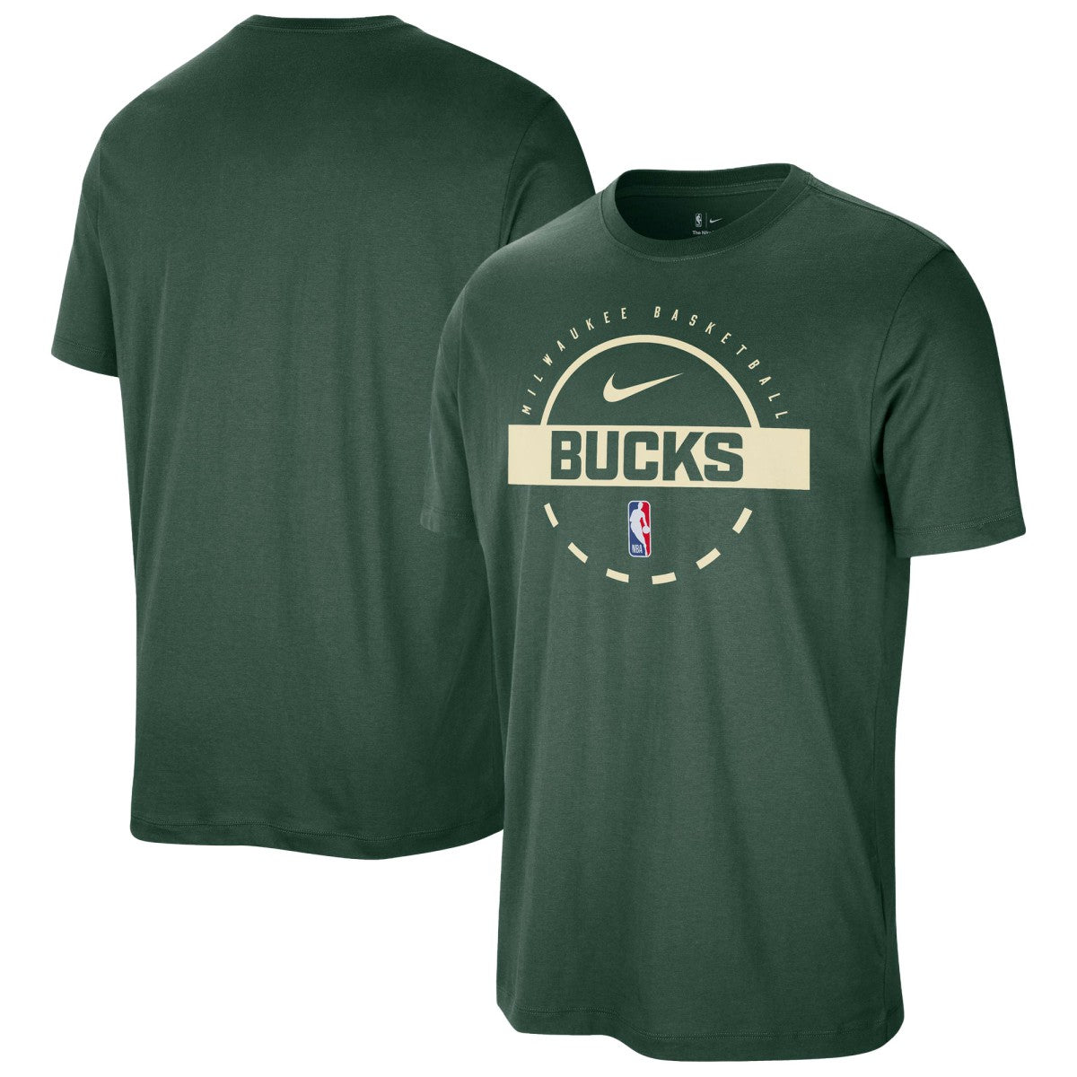 Milwaukee Bucks Authentic Practice T-Shirt Hunter Green - NBA
