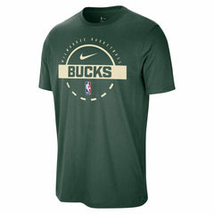 Milwaukee Bucks Authentic Practice T-Shirt Hunter Green - NBA