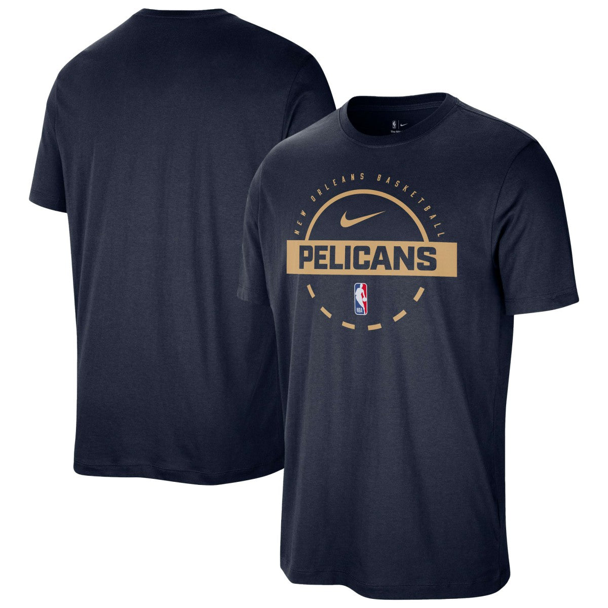 New Orleans Pelicans Authentic Practice T-Shirt Navy - NBA