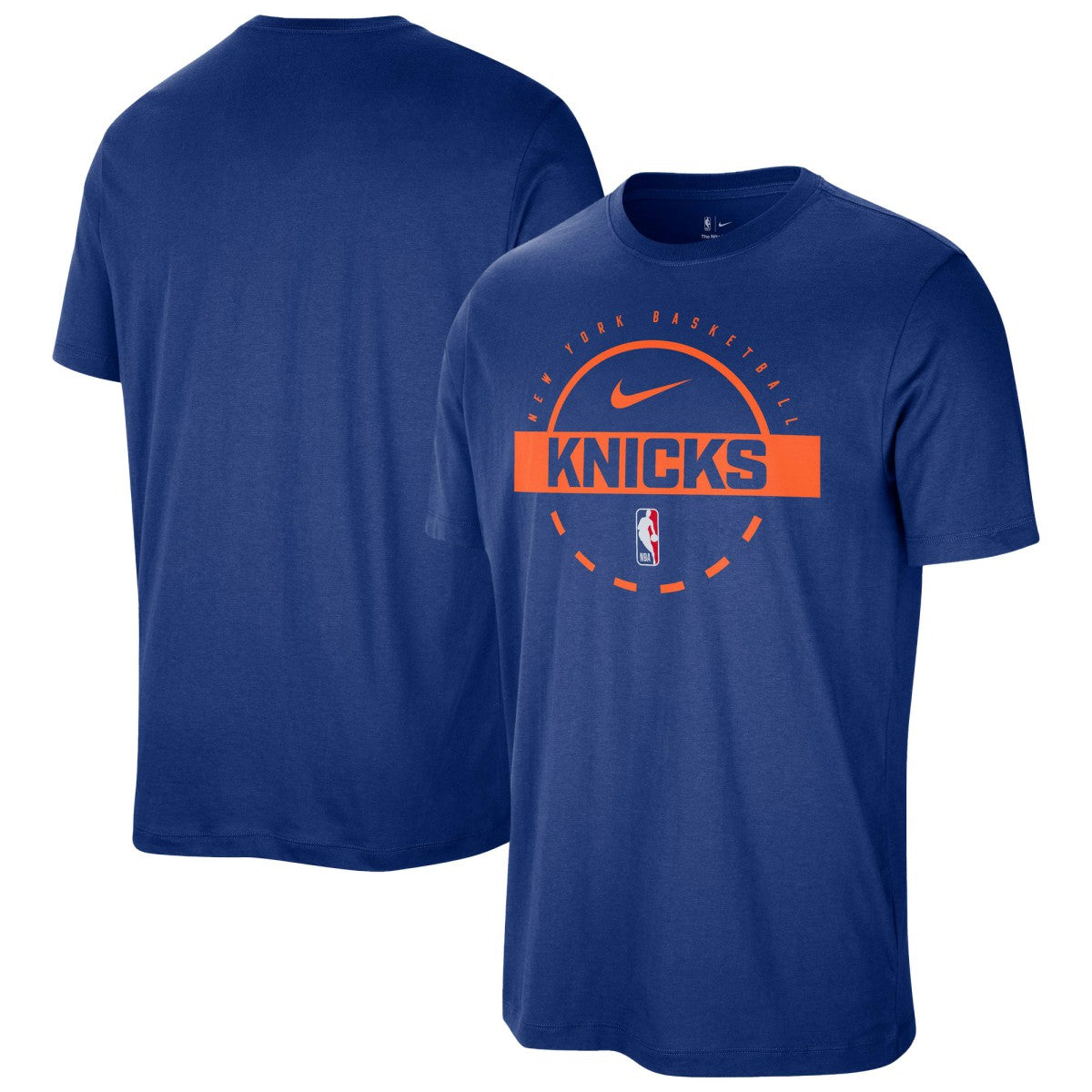 New York Knicks Authentic Practice T-Shirt Blue - NBA