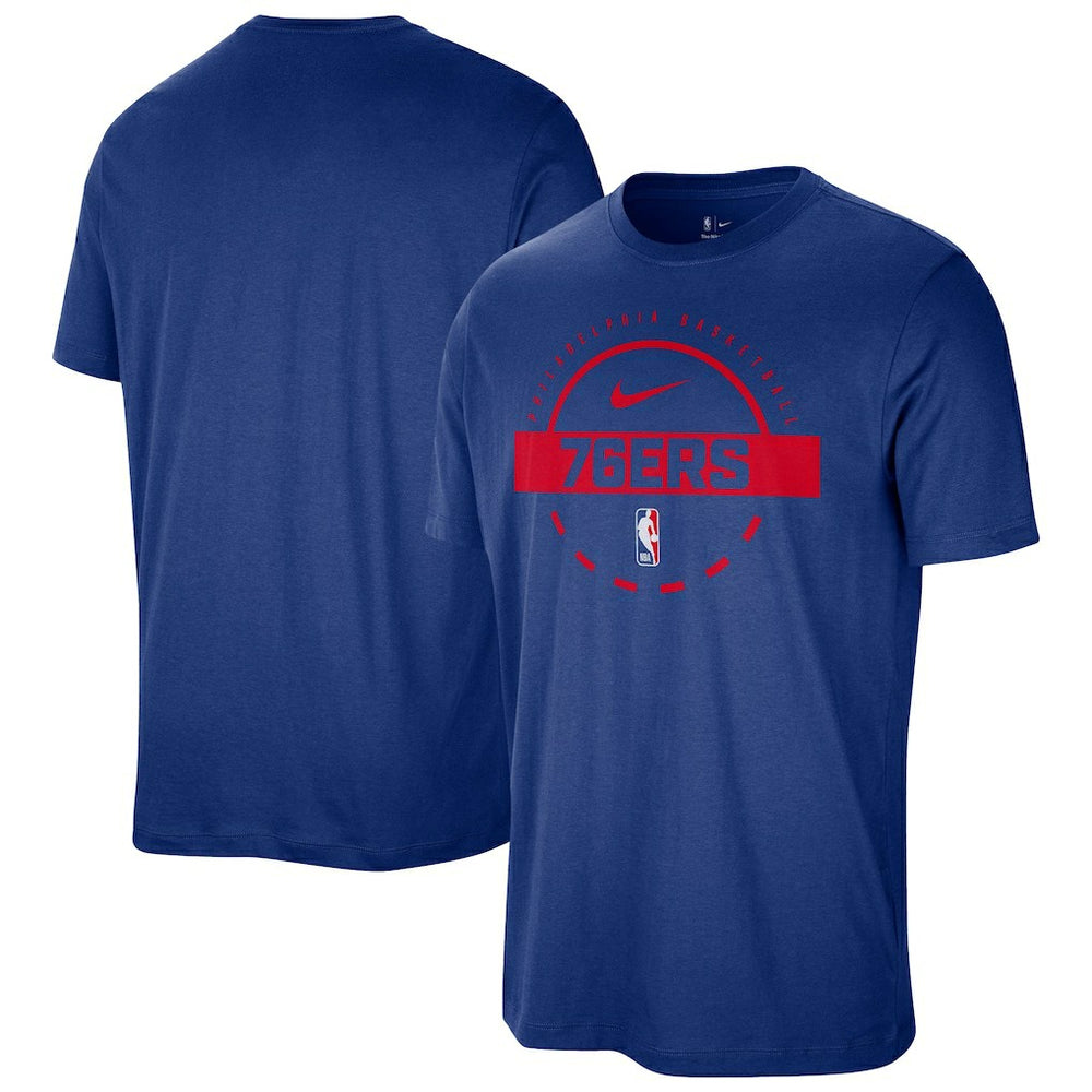 Philadelphia 76ers Authentic Practice T-Shirt Royal - NBA