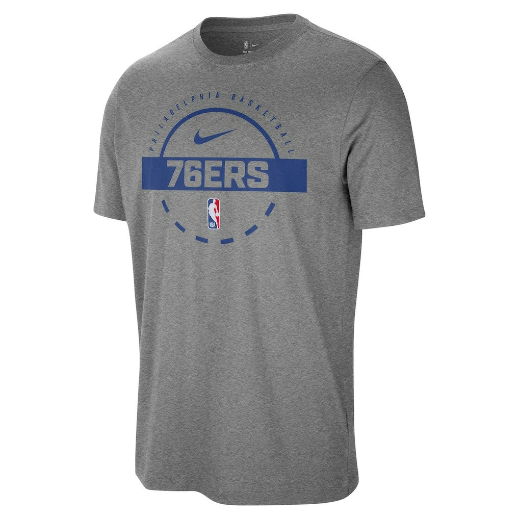 Philadelphia 76ers Authentic Practice T-Shirt Charcoal - NBA