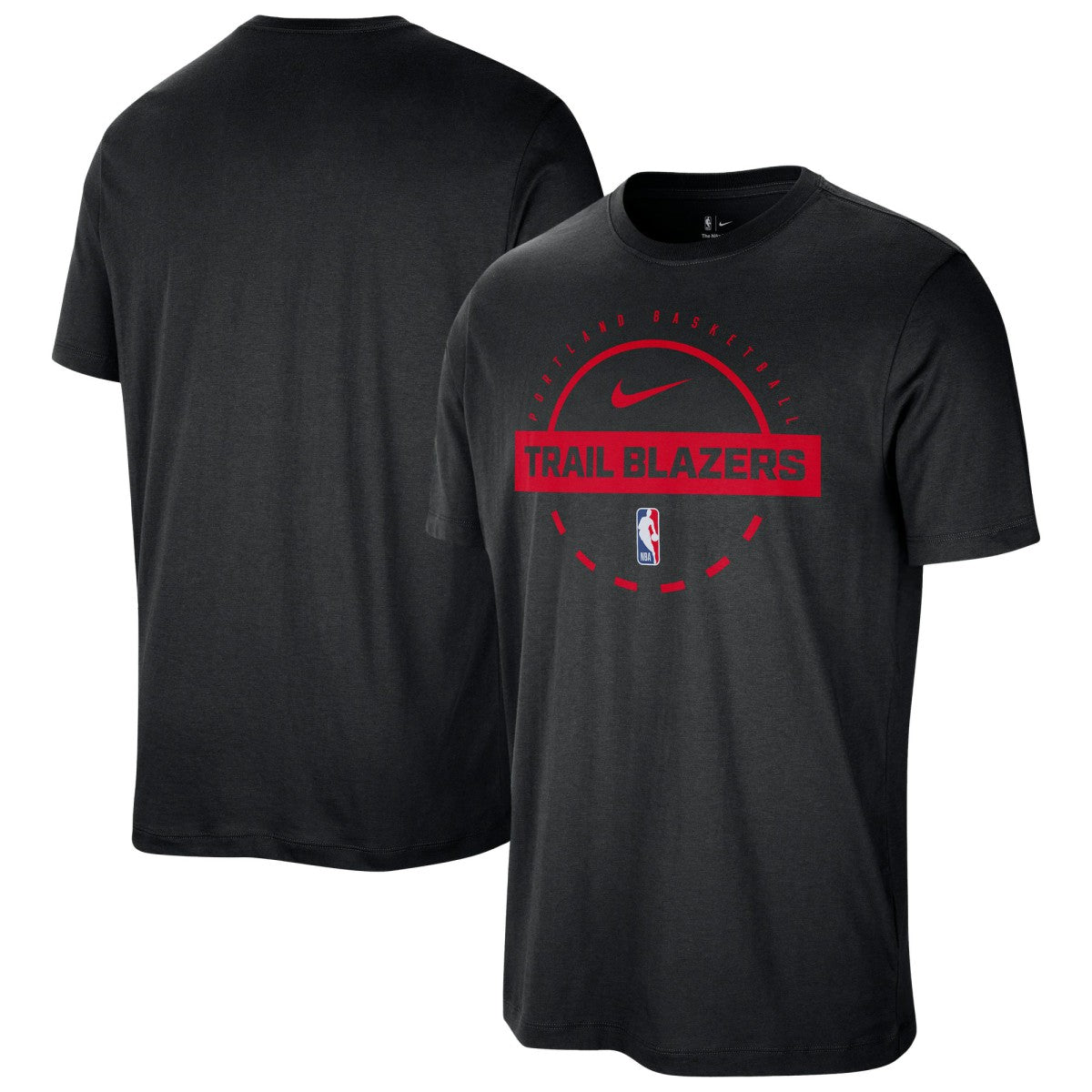 Portland Trail Blazers Authentic Practice T-Shirt Black - NBA