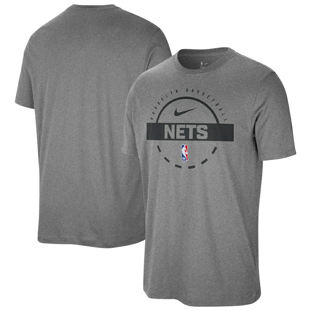 Brooklyn Nets Authentic Practice T-Shirt Charcoal - NBA