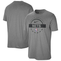 Brooklyn Nets Authentic Practice T-Shirt Charcoal - NBA