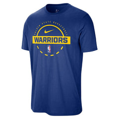 Golden State Warriors Authentic Practice T-Shirt Royal - NBA