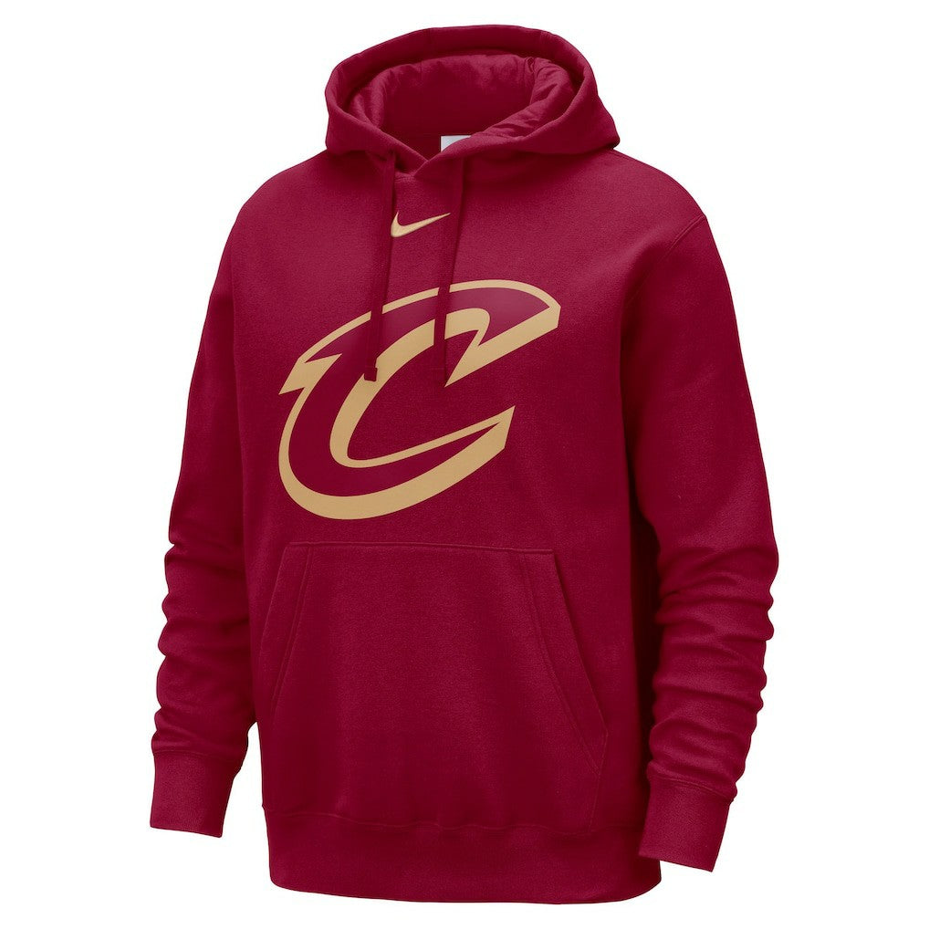 Cleveland Cavaliers Essential Logo Club Pullover Hoodie Wine - NBA