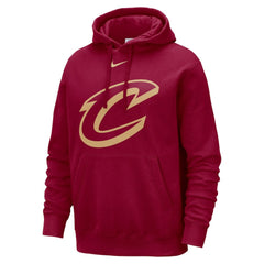 Cleveland Cavaliers Essential Logo Club Pullover Hoodie Wine - NBA