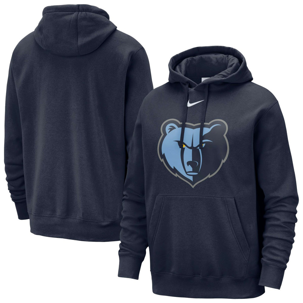 Memphis Grizzlies Essential Logo Club Pullover Hoodie Navy - NBA