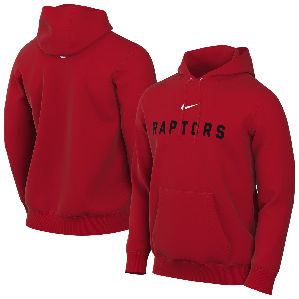 Toronto Raptors Sportswear Essential Wordmark Club Hoodie Red - NBA