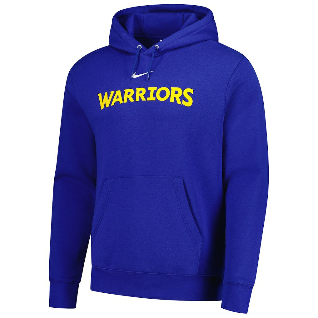 Golden State Warriors Sportswear Essential Wordmark Club Hoodie Royal - NBA