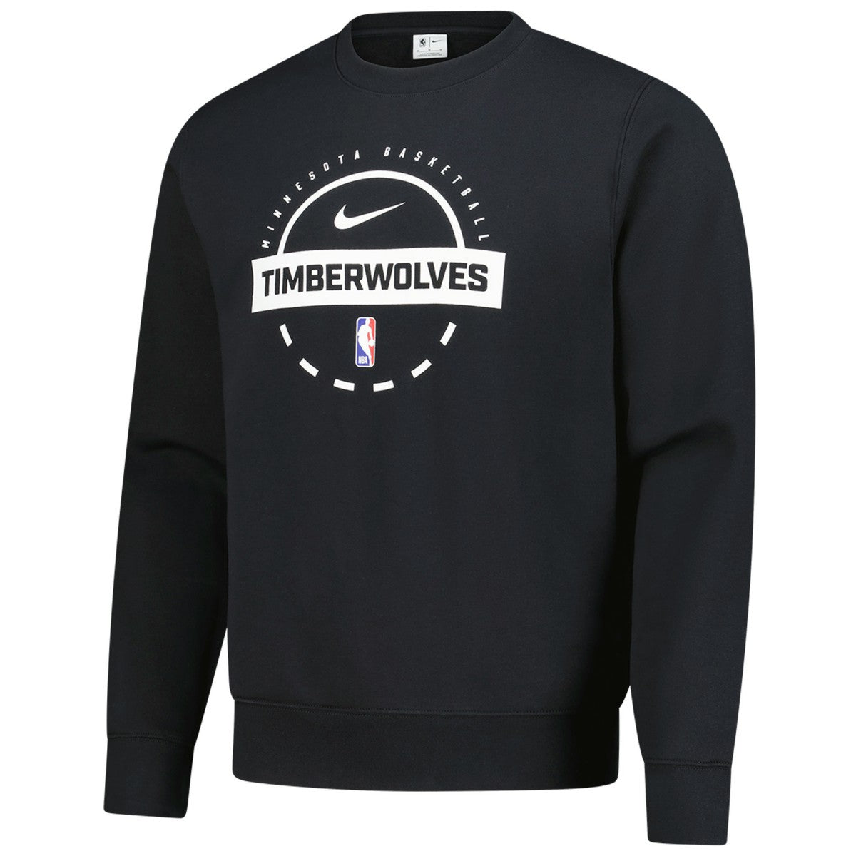 Minnesota Timberwolves 2025/26 Authentic Practice Club Sweatshirt Black - NBA