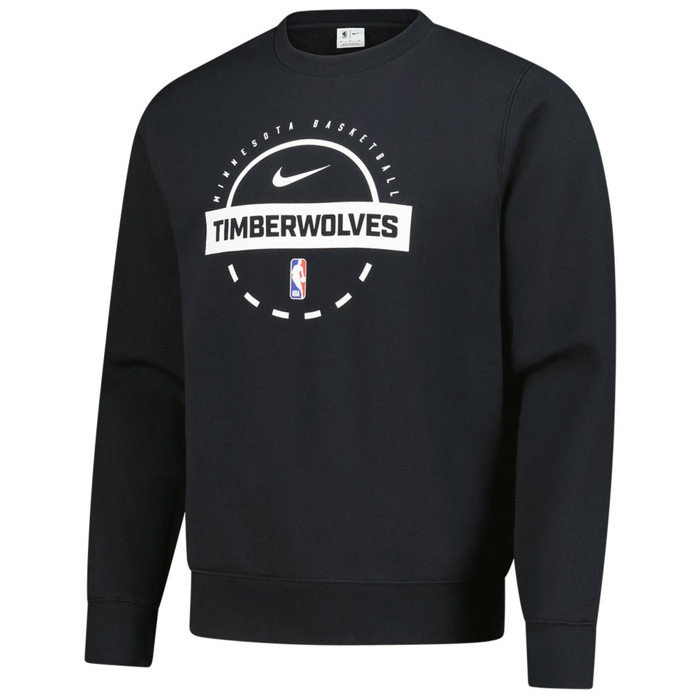 Minnesota Timberwolves 2025/26 Authentic Practice Club Sweatshirt Black - NBA