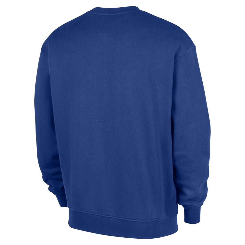 New York Knicks 2025/26 Authentic Practice Club Sweatshirt Blue - NBA