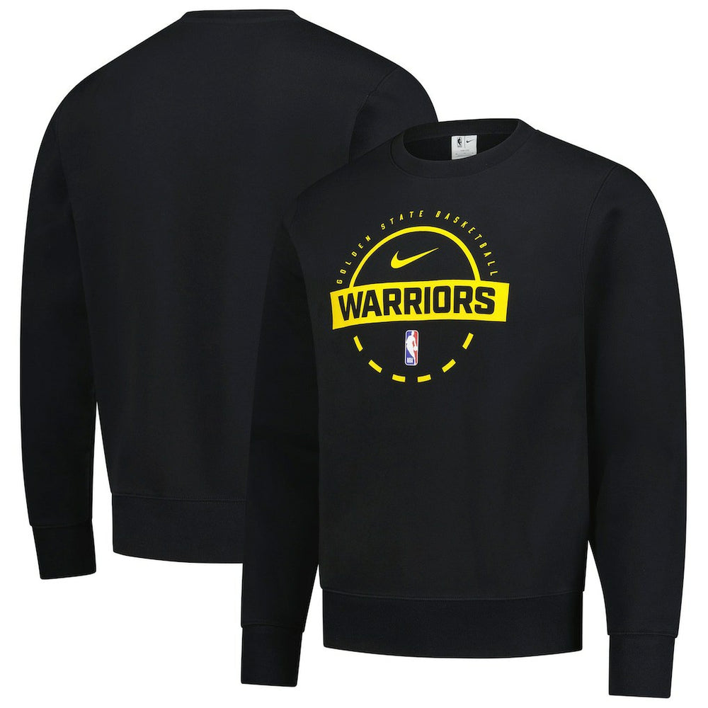 Golden State Warriors 2025/26 Authentic Practice Club Sweatshirt Black - NBA