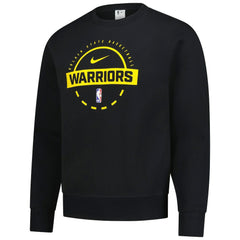 Golden State Warriors 2025/26 Authentic Practice Club Sweatshirt Black - NBA