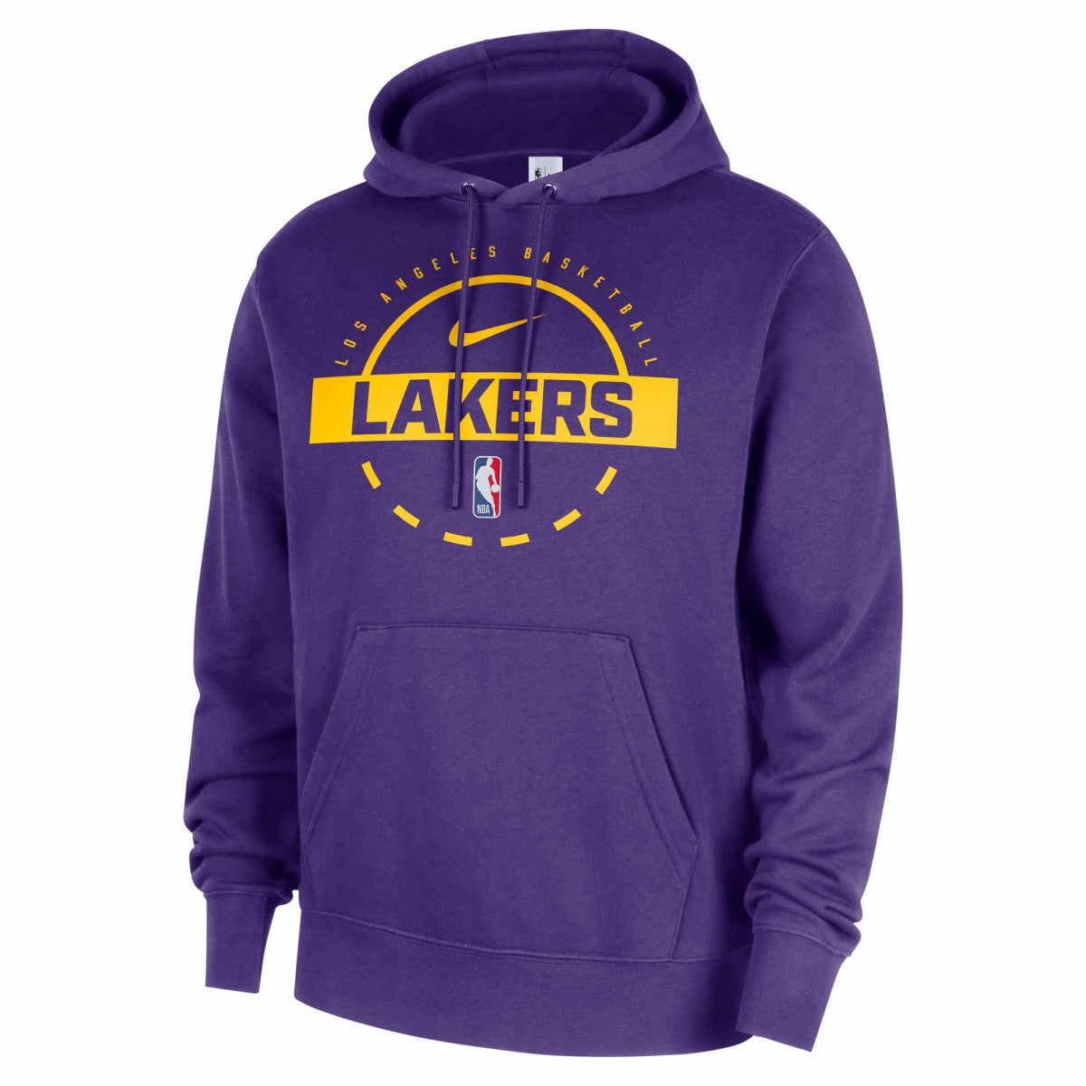 Los Angeles Lakers 2025/26 Authentic Practice Club Pullover Hoodie Purple - NBA
