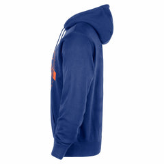 New York Knicks 2025/26 Authentic Practice Club Pullover Hoodie Blue - NBA
