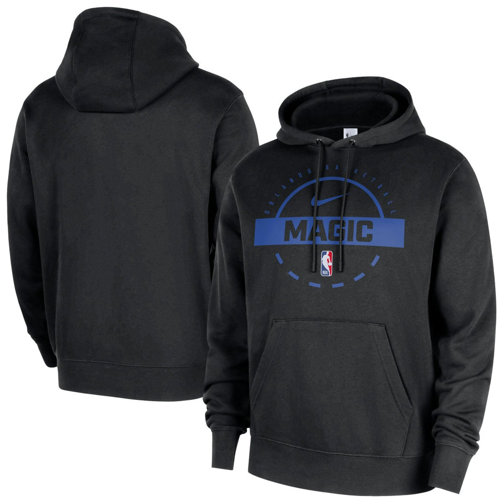Orlando Magic 2025/26 Authentic Practice Club Pullover Hoodie Black - NBA