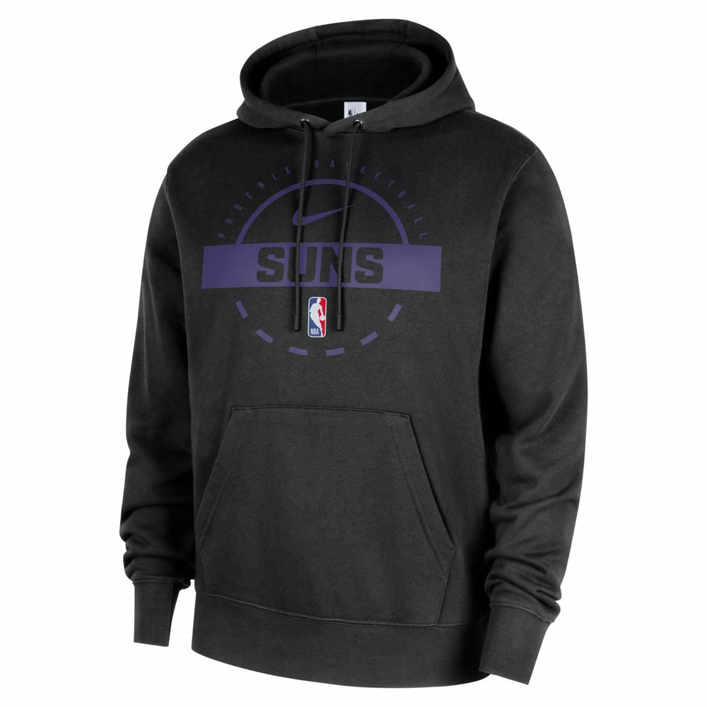Phoenix Suns 2025/26 Authentic Practice Club Pullover Hoodie Black - NBA