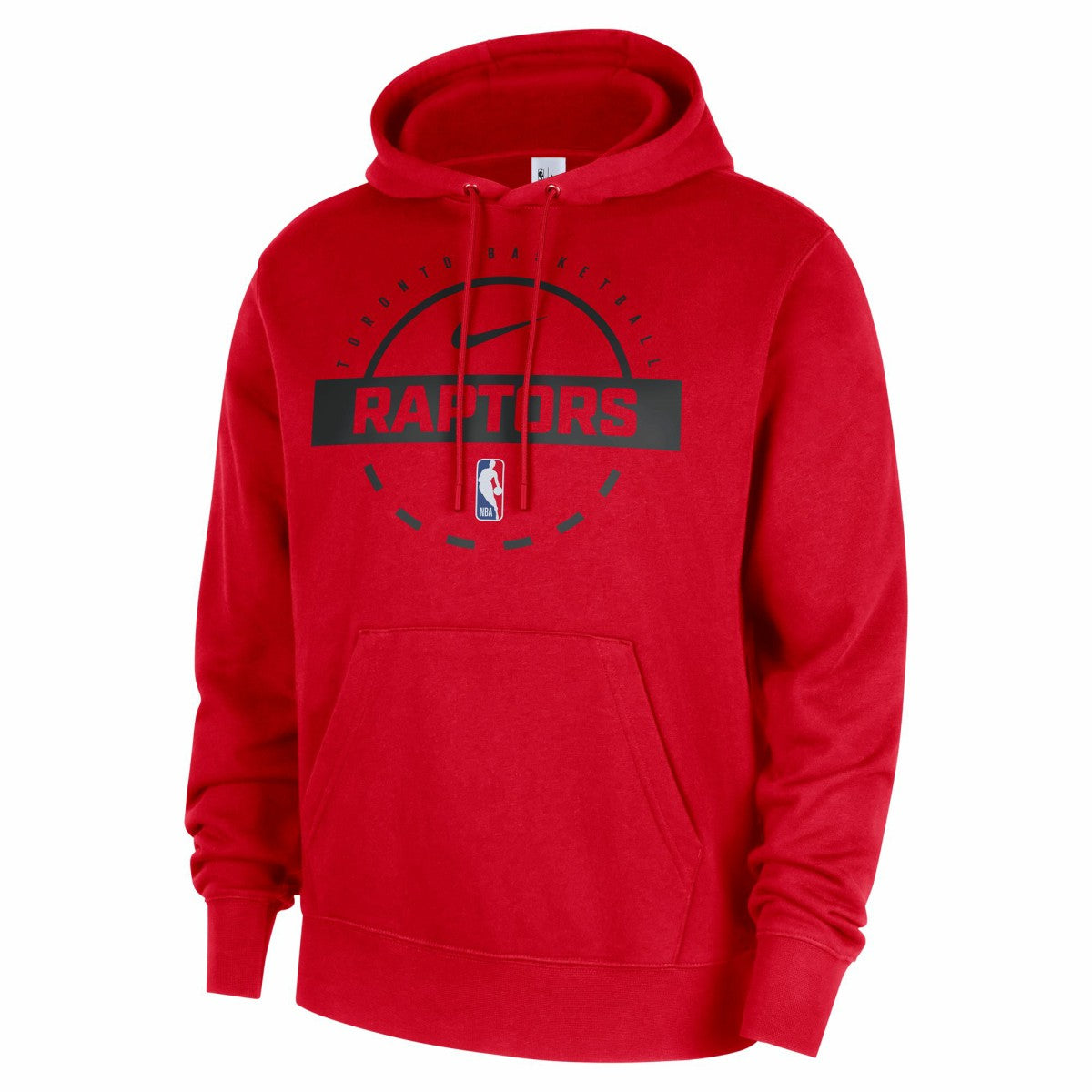 Toronto Raptors 2025/26 Authentic Practice Club Pullover Hoodie Red - NBA